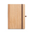 ORWELL. Notatnik A5 z bambusa i arkuszami z korka z kartkami w linie