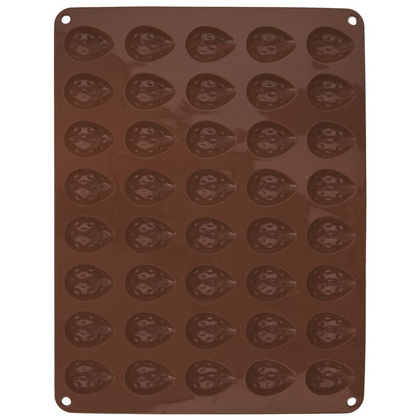 Forma silikonowa do pieczenia ciastek orzeszków orzechów foremka orzechy 40 sztuk