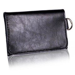 Portfel męski skórzany KEMER SOLIER SW20 Czarny - min. zamówienie 20 / 50 / 100 szt.