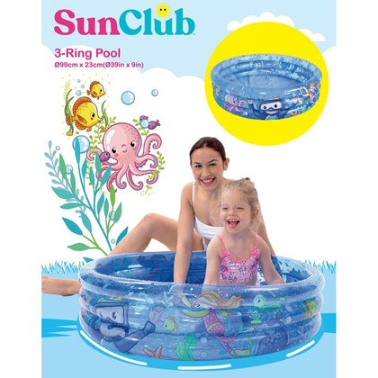BASEN DZIECIĘCY 3- PIERŚCIENIOWY OCEAN 99x25CM 51031