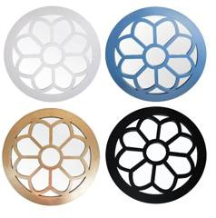 Lustro rozeta granatowe/białe/złote/czarne