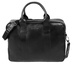 Męska torba na ramię ze skóry naturalnej na laptop BRØDRENE R01 czarny Kolor wnętrza: Czarny - min. zamówienie 20 / 50 / 100 szt.