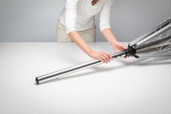 Suszarka ogrodowa Topspinner 40m szara do gruntu 146909