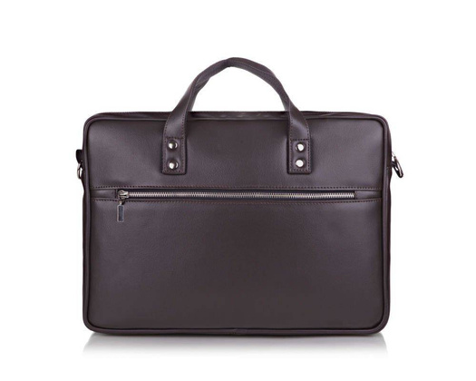 TORBA MĘSKA NA RAMIĘ SOLIER S32 WESTPORT CIEMNY BRĄZ - min. zamówienie 20 / 50 / 100 szt.