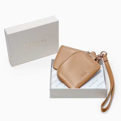 Brelok z saszetkami skórzanymi PUCCINI VULCANO ZN92512 2A Brązowy