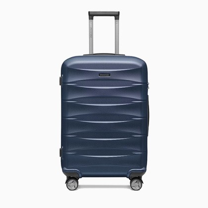 Średnia walizka PUCCINI CAIRO ABS030B 7A Granatowa
