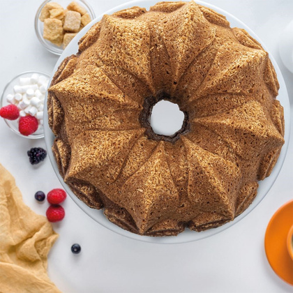 Forma do pieczenia babki z kominem aluminiowa okrągła MARISSA 23,5 cm