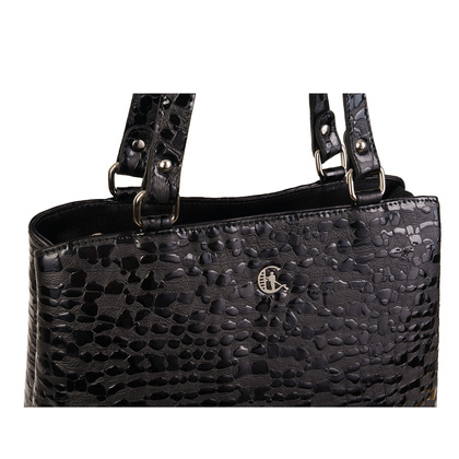 Elegancka skórzana torebka damska Canaletto – unikalna faktura przypominająca krople TD905s258