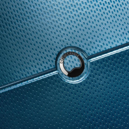 Delsey Turenne Mała twarda granatowa walizka kabinowa na kółkach 55 cm