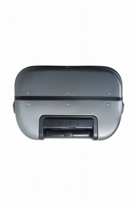 Walizka podróżna średnia z siedziskiem dla dziecka Dark Grey MiaMily