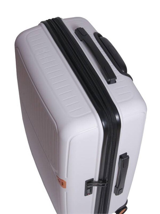 Średnia walizka DIELLE 140 Biała