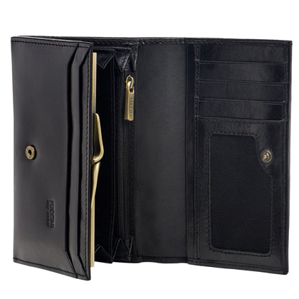 Portfel damski skórzany PUCCINI MU1959 1 Czarny