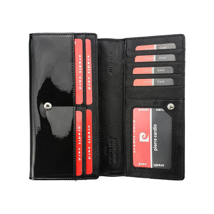 Portfel damski skórzany PIERRE CARDIN 05 LINE 106 Czarny