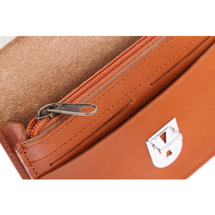 Saszetka do paska skóra KEMER VOOC Vintage P11 czarny