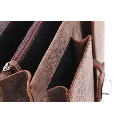 Teczka KEMER VOOC Vintage URBAN ATS167 ciemny brąz