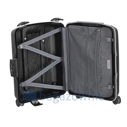 Mała kabinowa walizka RONCATO LIGHT 714-01 Czarna