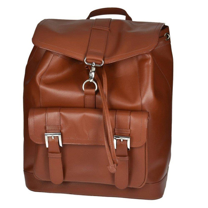 Plecak męski skórzany MCKLEIN HAGEN Brązowy