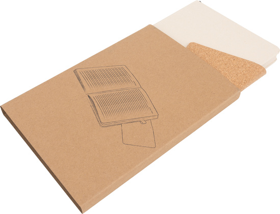 Notatnik A5 w linie z kartonu po mleku