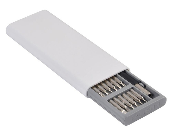 Zestaw wkrętaków BIT PRECISION, biały