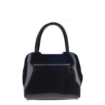 Torebka damska skórzana KEMER 648 Czarna lakier - min. zamówienie 20 / 50 / 100 szt.