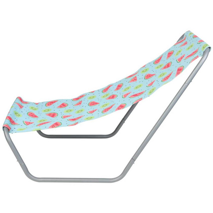 LEŻAK OGRODOWO - PLAŻOWY SKŁADANY I TORBA FRUIT MELON