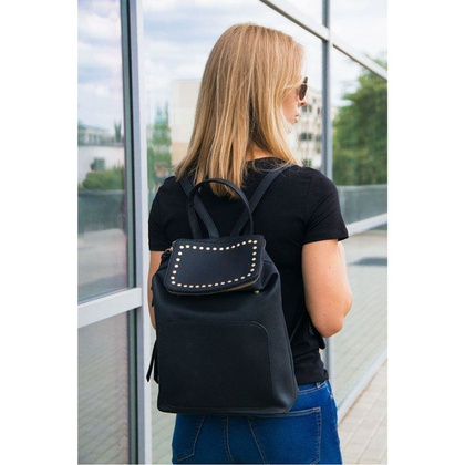 Plecak damski KEMER SOLIER FB38 Czarny - min. zamówienie 20 / 50 / 100 szt.