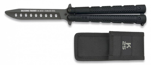 Nóż K25 36252 Balisong Trainer Czarny