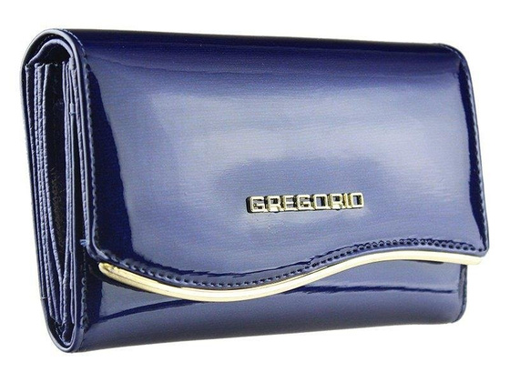 Portfel damski skórzany GREGORIO ZLF-112 Ciemny brąz