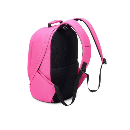 Delsey Securban Miejski plecak na laptopa 15.6" fuksja