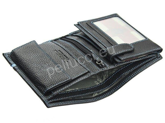 Portfel męski skórzany PELLUCCI Polo Club 5313 475 Czarny