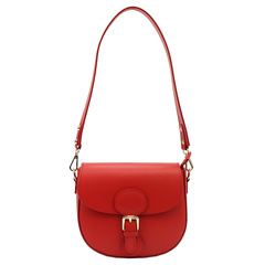 Torebka damska skórzana 19-59 Czerwona