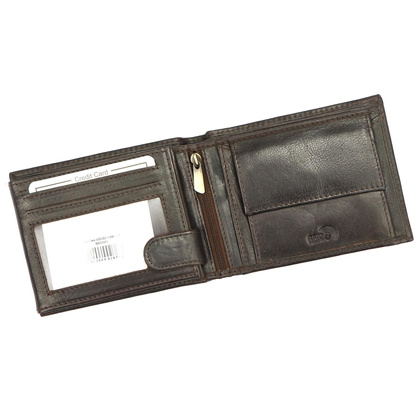 Portfel męski skórzany PELLUCCI ADL02-N992-VT Brązowy