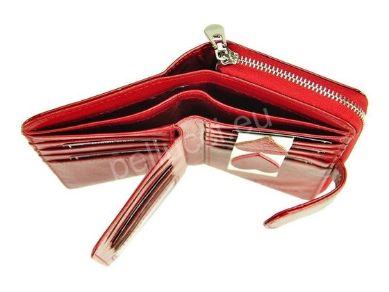 Portfel damski skórzany PELLUCCI BC-116 Czerwony