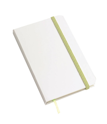 Notes AUTHOR w formacie A6, biały, zielony