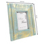 Drewniana ramka na zdjęcia "złoto i mięta" 30898 - format 15x10cm