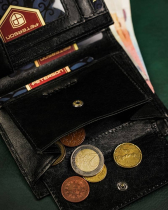 Skorzany portfel meski bez zapiecia zewnetrznego