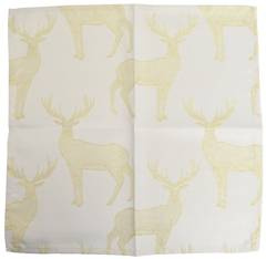Obrus ze złotymi reniferami 85x85cm