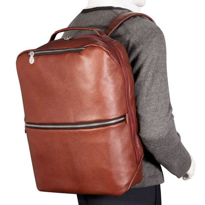 Torba / Plecak na laptop 17" McKLEIN East Side Brązowa