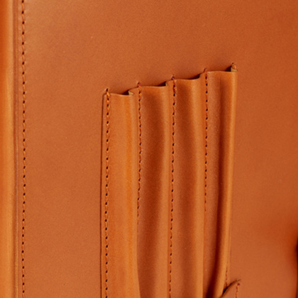 Duża torba skórzana 3w1 KEMER VOOC Vintage P43 Ruda