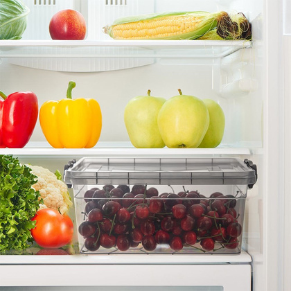 Pojemnik kuchenny do przechowywania żywności z pokrywką klipsami 5 l