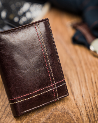 Portfel męski skórzany always wild® skóra na karty