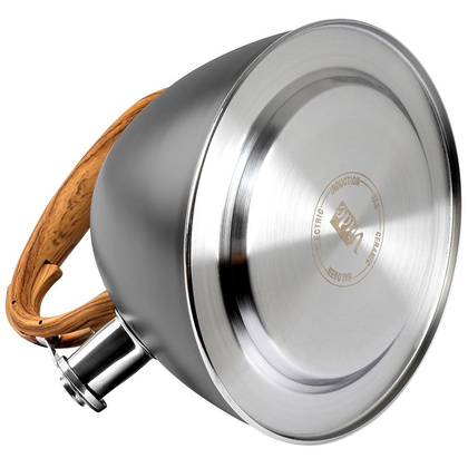 Czajnik stalowy tradycyjny z automatycznym gwizdkiem szary 3 l