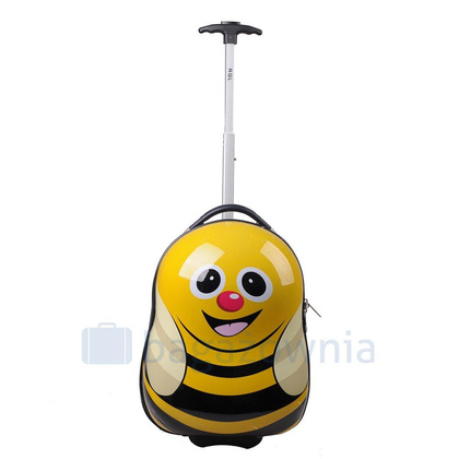 Walizka dziecięca KEMER PSZCZÓŁKA Żółta min. zamówienie 20 / 50 / 100 szt.