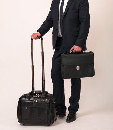 Torba podróżna na kołach McKlein Chicago 17" Czarna