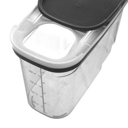 Pojemnik kuchenny na produkty sypkie z dozownikiem miarką 1,25 l