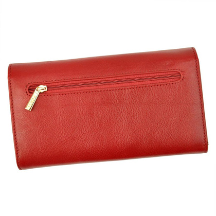Portfel damski skórzany PELLUCCI IT-109 RFID czerwony