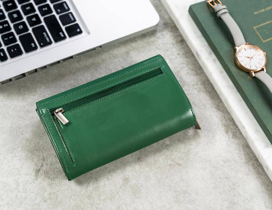 Portfel damski skórzany RD-21-GCL RED MULTI2