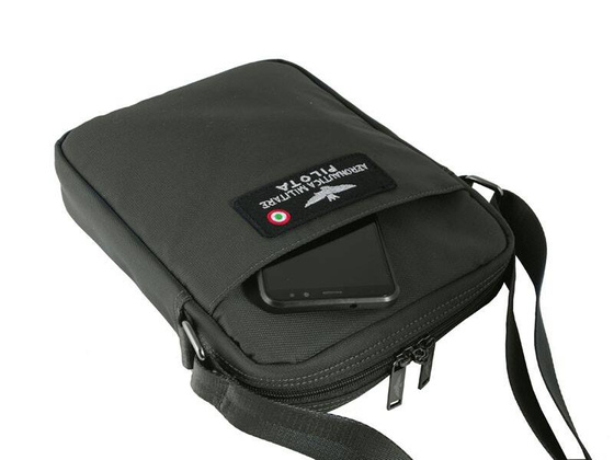 Torba na ramię na tablet AERONAUTICA MILITARE Airspace Czarna