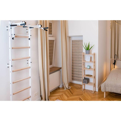 Drabinka gimnastyczna z regulowanym metalowym drążkiem 711W BenchK