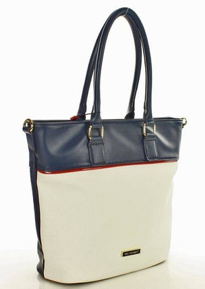 MONNARI Funkcjonalna torba shopper bag granatowy - min. zamówienie 20 / 50 / 100 szt.